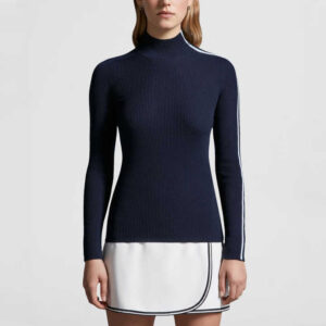 2 14 gg Turtleneck Rib Sweater Women