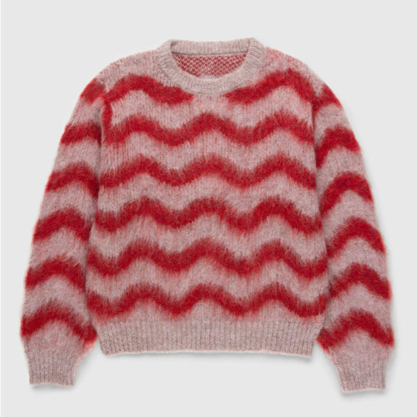 Alpaca Fuzzy Wave Sweater - Image 4