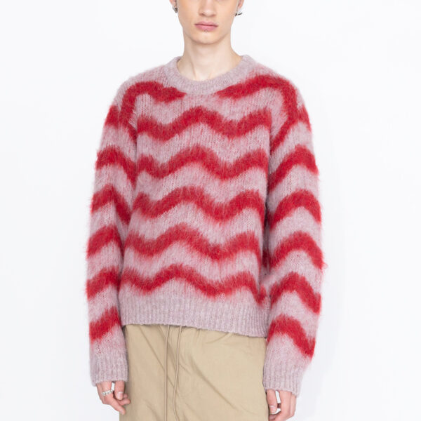 Alpaca Fuzzy Wave Sweater
