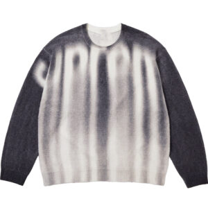 3e527f07-ed46-450a-bbce-eca7e5738927 Blurred Logo Print Sweater