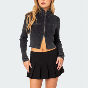 4 Wash Zip Up Cardigan