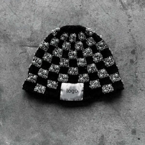 a5efbf65-e7b6-430c-98b1-766f6d4c8527 Crystal Pearls Rhinestones Knit Beanie