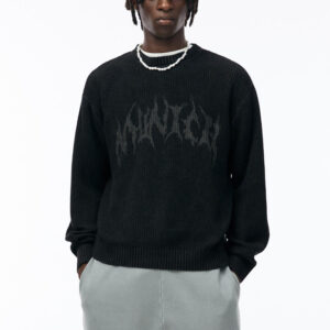 Logo Print Knitted Sweater