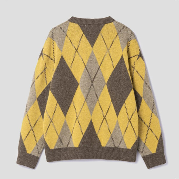 Argyle Mohair Sweater Men - Image 2