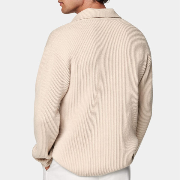 Cashmere Wool Polo Sweater - Image 2