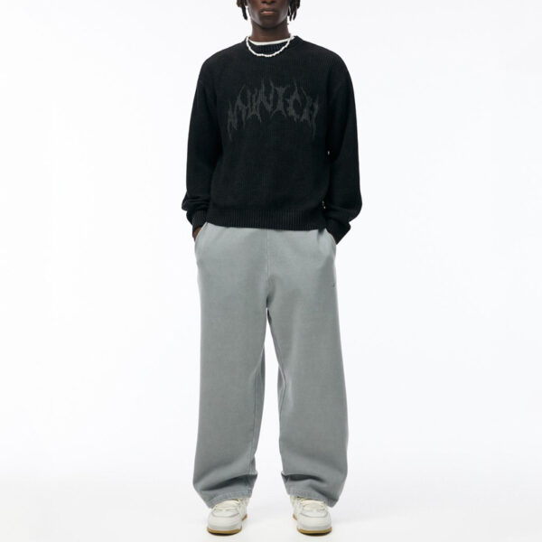 Logo Print Knitted Sweater - Image 4