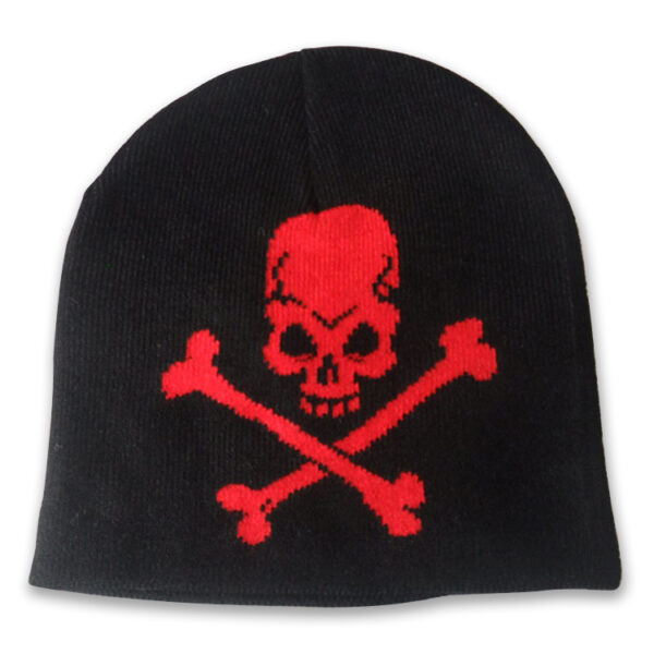 Skull Knitted Beanie Unisex - Image 5