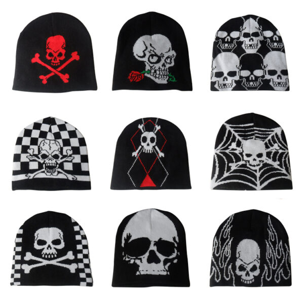 Skull Knitted Beanie Unisex