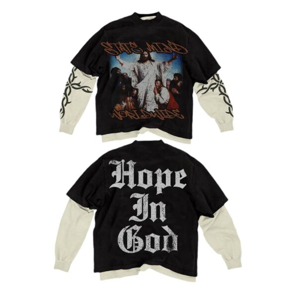 Double Layer T Shirt Men - Image 2