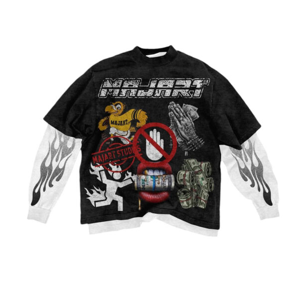 Double Layer T Shirt Men - Image 3