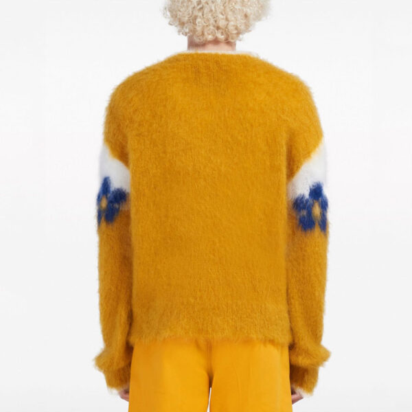 Floral Intarsia Mohair Sweater - Image 3