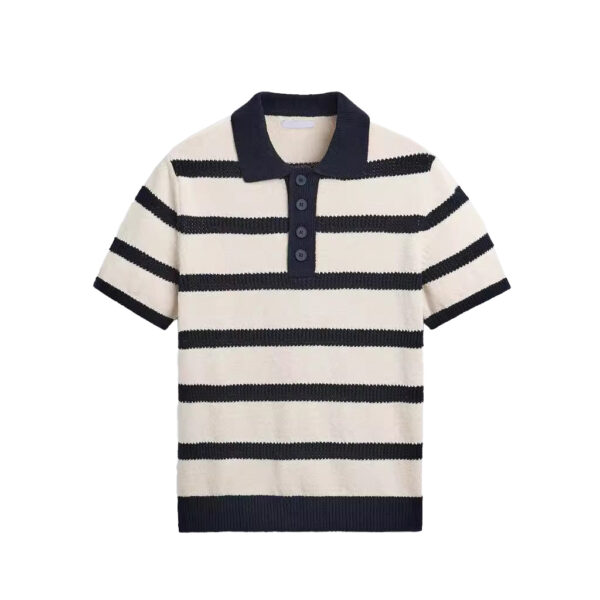 Cotton Polo Shirt Sweater - Image 2