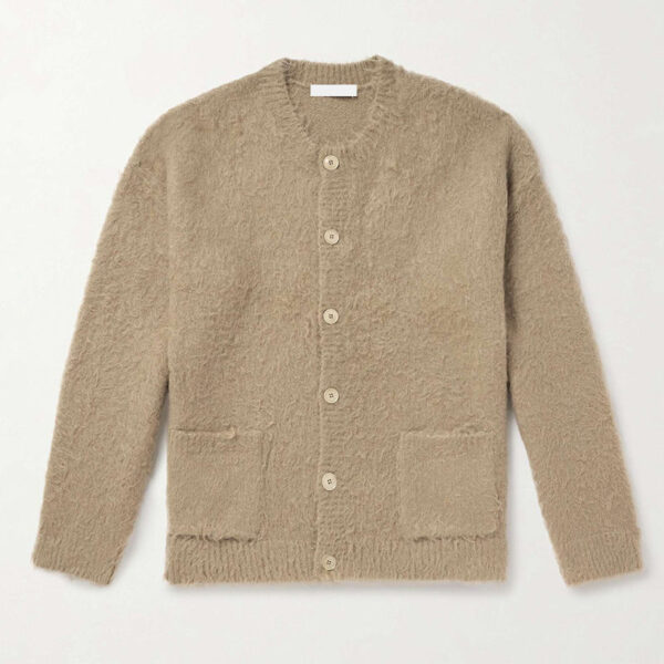 Mohair Wool Cardigan Sweater - Image 3