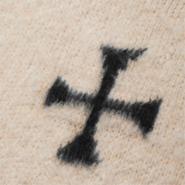 Brushed Cross Knitted Ves - Image 3
