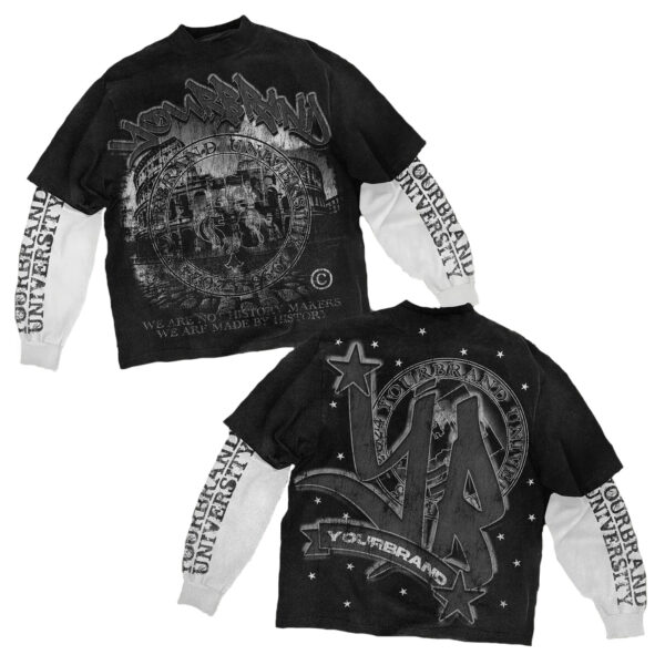 Double Layer T Shirt Men - Image 5