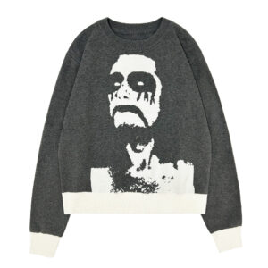 Jacquard Pattern Sweater Men