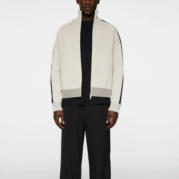 Jacquard Zip Cardigan Sweater - Image 4