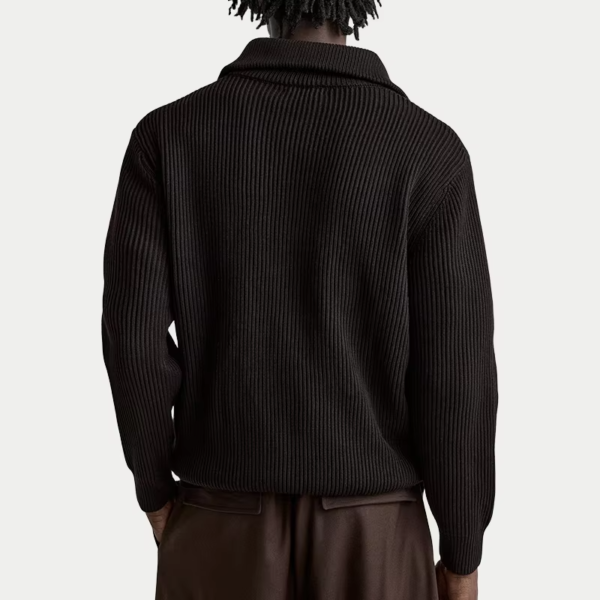 Zip Up Cardigan Sweater - Image 3